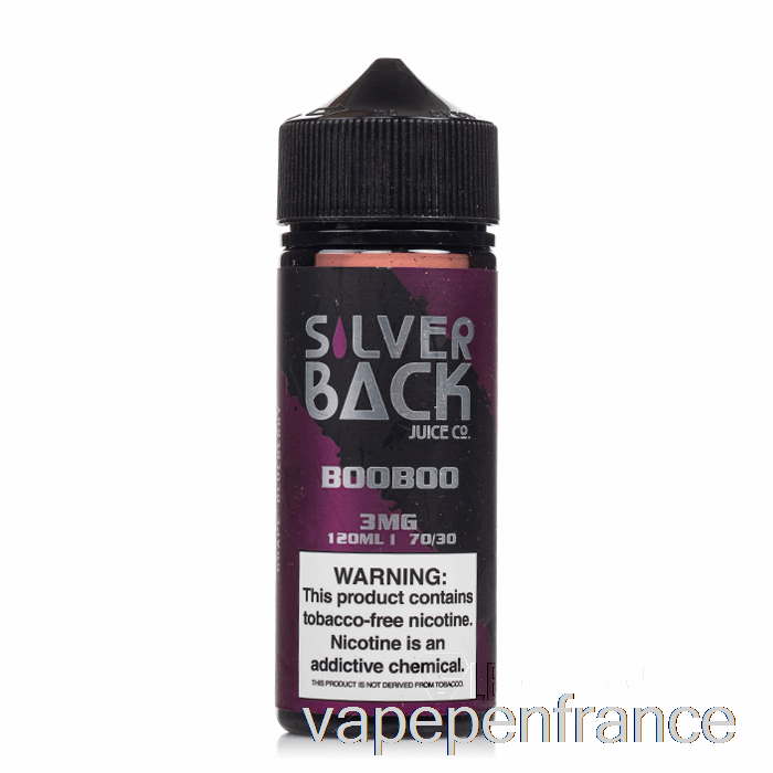 Booboo - Jus De Dos Argenté Co. - Stylo Vape 120 Ml 3 Mg